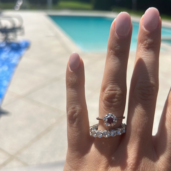 Simple Ruby Ring - Picture 1 of 6